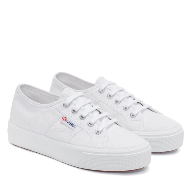 2730 Mid Platform White Superga