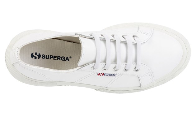 Superga 2287 Nappa Lea Up5 לבן