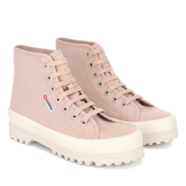 Superga 2341 Cotu Alpina Skin ורוד-f Avorio