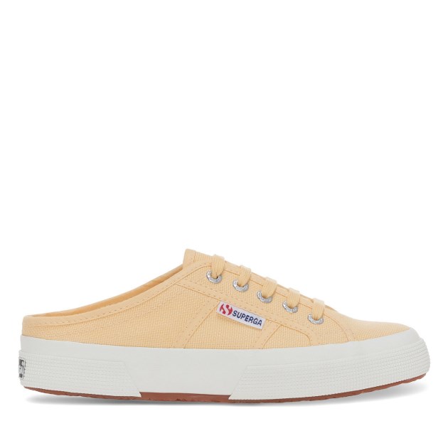 Superga 2402 Mule Yellow Lt-f Avorio