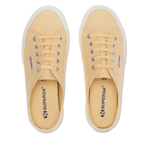 Superga 2402 Mule Yellow Lt-f Avorio