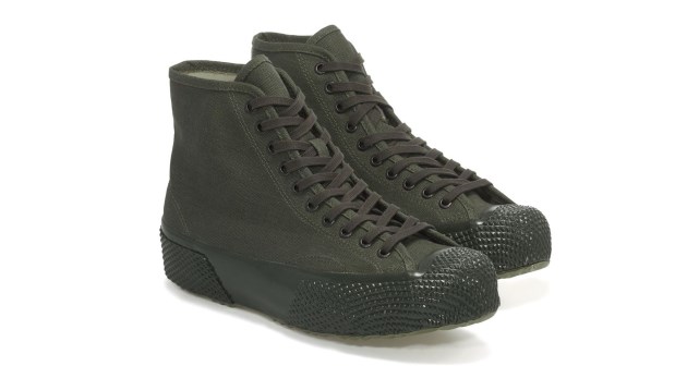 Superga 2435-deadstock כותנה צרפתית ירוק-ירוק Dk