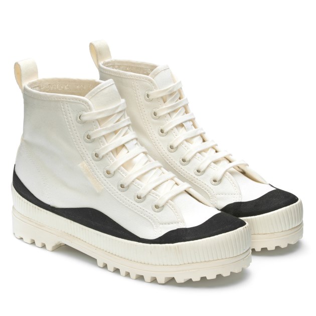 Superga 2469 Alpina Wave Tape לבן אבוריו-שחור