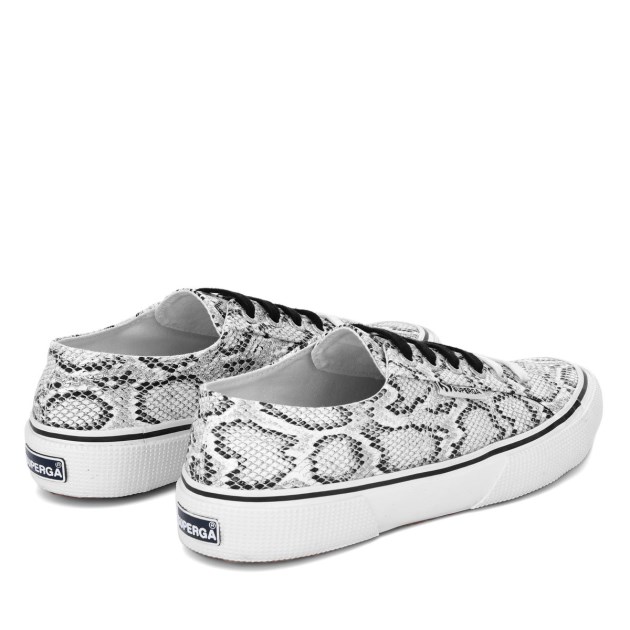 Superga 2490 נועז נחש לבן שחור