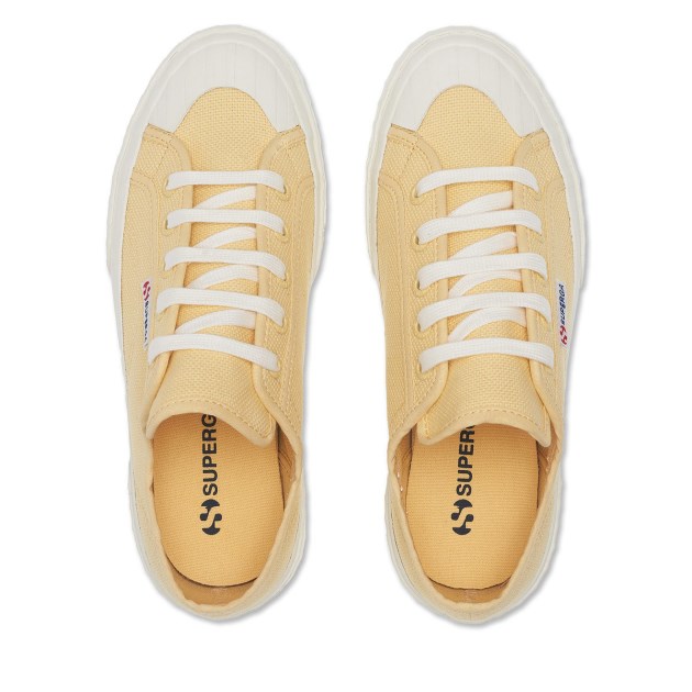 Superga 2630 Cotu Yellow Lt - F Avorio