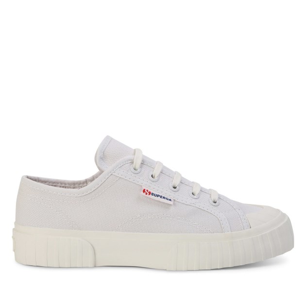 Superga 2630 Cotu אפור Lt-white Avorio