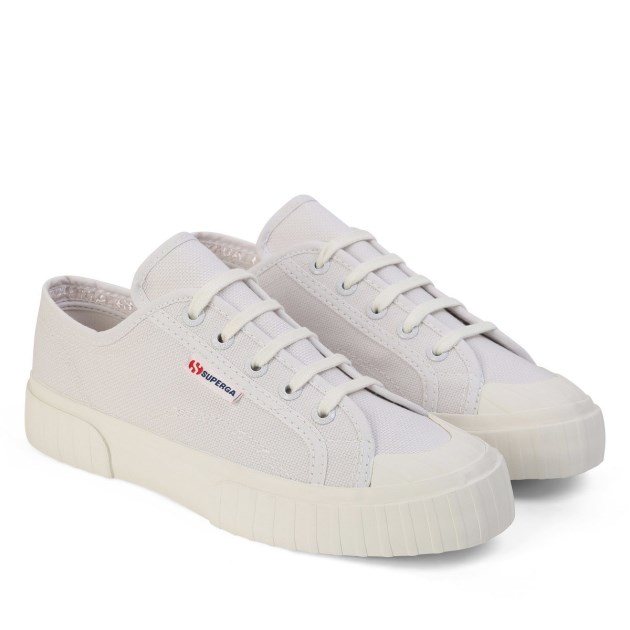 Superga 2630 Cotu אפור Lt-white Avorio