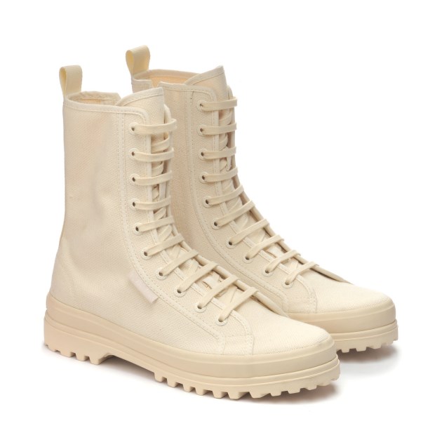 Superga 2641 Alpina High בז\ Raw-f Avorio