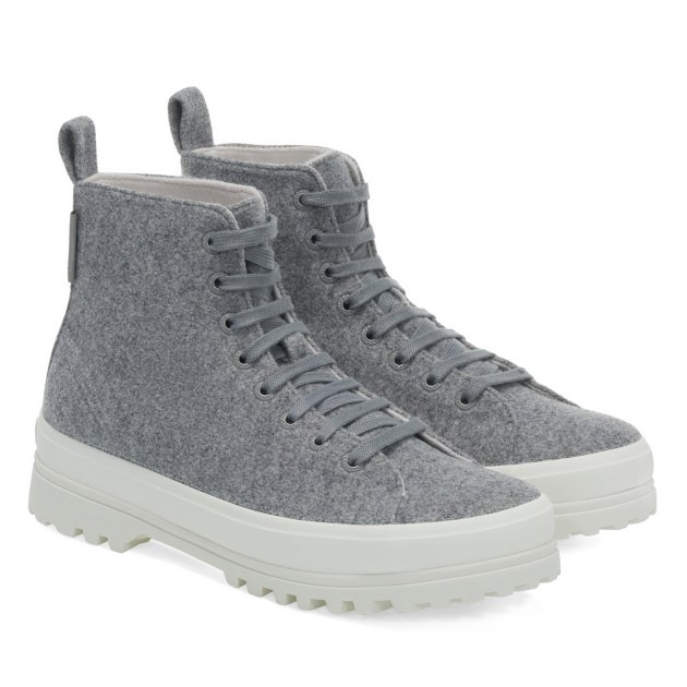 Superga 2644 Alpina Felt Lt Grey-f Avorio