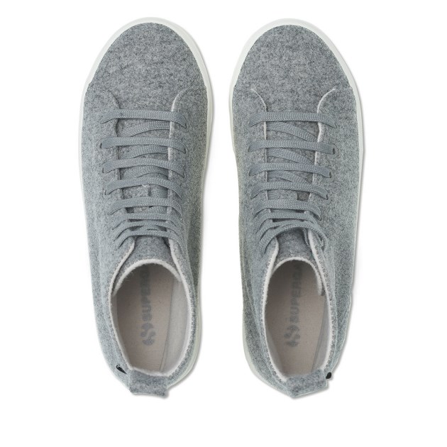Superga 2644 Alpina Felt Lt Grey-f Avorio