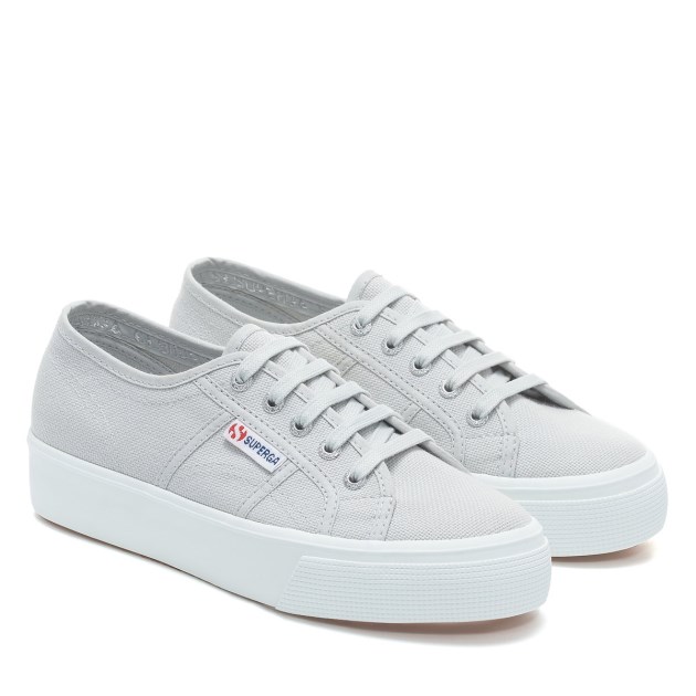 Superga 2730 Mid Platform אפר אפור