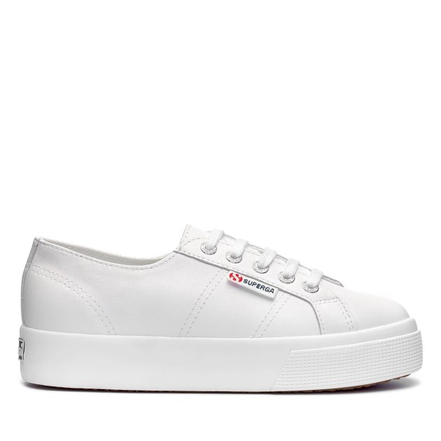 Superga 2730 Nappa Lea לבן אופטי
