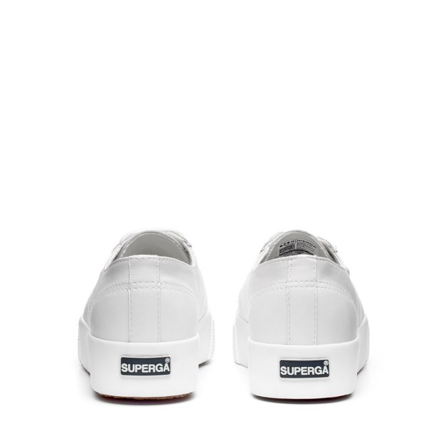 Superga 2730 Nappa Lea לבן אופטי