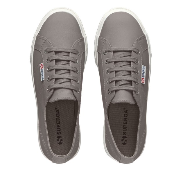 Superga 2730 Nappa אפור כחלחל-f Avorio