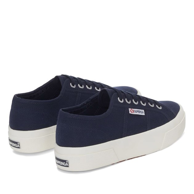 Superga 2740 Platform Navy-f Avorio