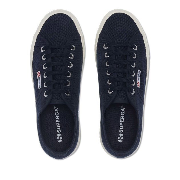 Superga 2740 Platform Navy-f Avorio