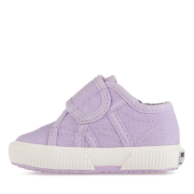 Superga 2750 Bstrap בייבי ויולט Lilla-f Avorio