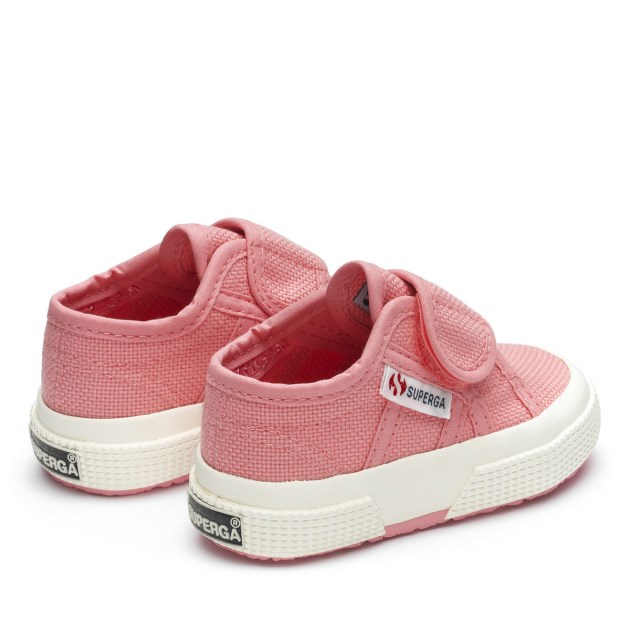 Superga 2750 Bstrap בייבי ורוד - F Avorio