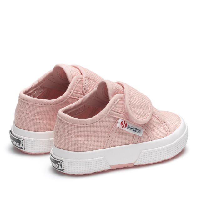 Superga 2750 Bstrap בייבי ורוד סומק-f Avorio