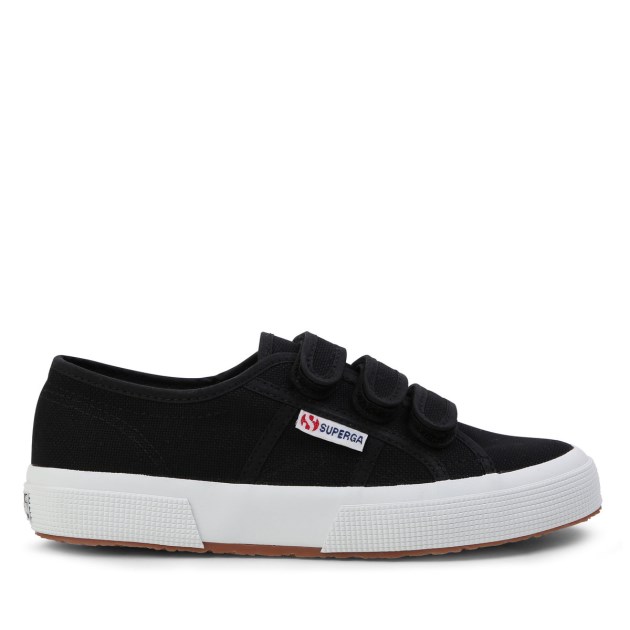 Superga 2750 Cotstrap שחור-f לבן
