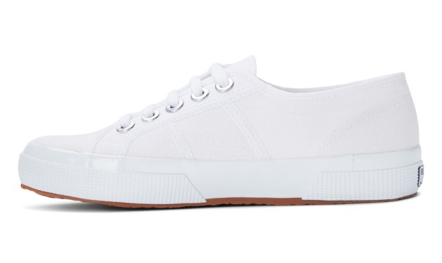Superga 2750 Cotu Big Eyelets לבן-פלטינה