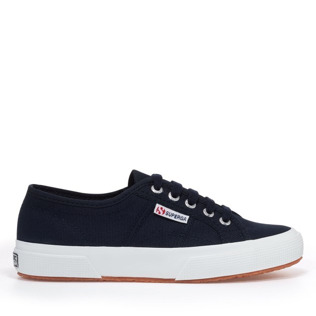 Superga 2750 Cotu Classic Navy - F לבן