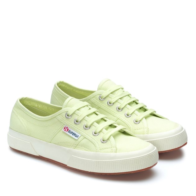 Superga 2750 Cotu Primrose ירוק קלאסי-f Avorio