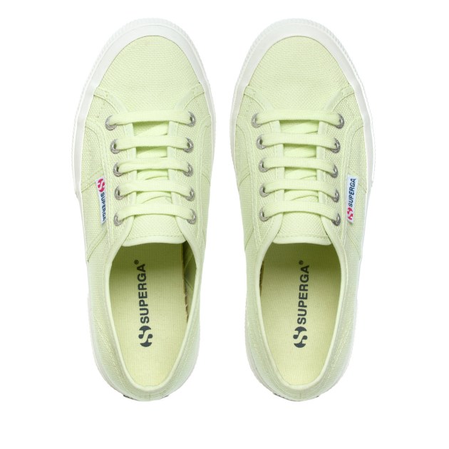 Superga 2750 Cotu Primrose ירוק קלאסי-f Avorio