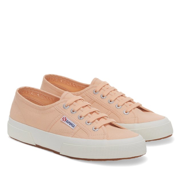 Superga 2750 Cotu קלאסי ורוד אפרסק-f Avorio