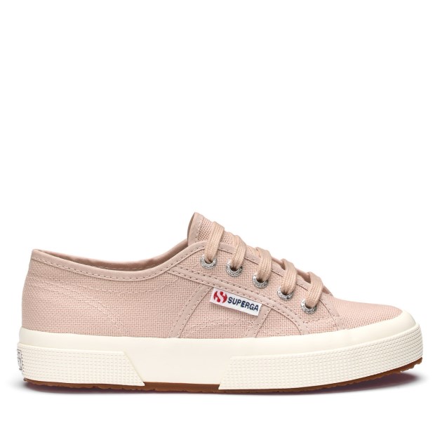 Superga 2750 Cotu קלאסי ורוד עור-f Avorio