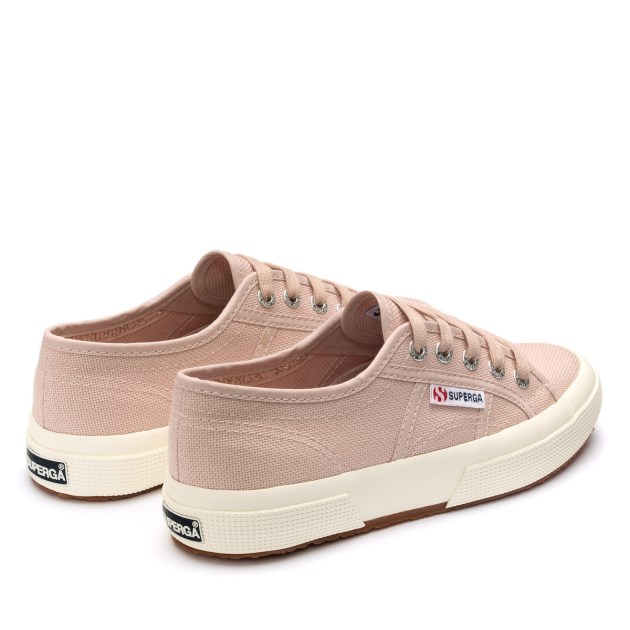 Superga 2750 Cotu קלאסי ורוד עור-f Avorio