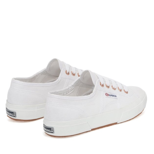 Superga 2750 Cotu קלאסי זהב לבן-רוז