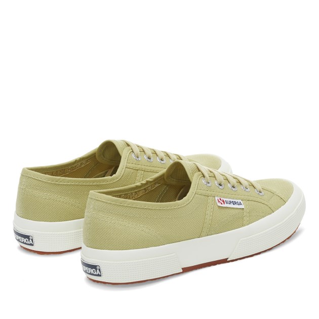 Superga 2750 Cotu קלאסי זית ירוק-f Avorio