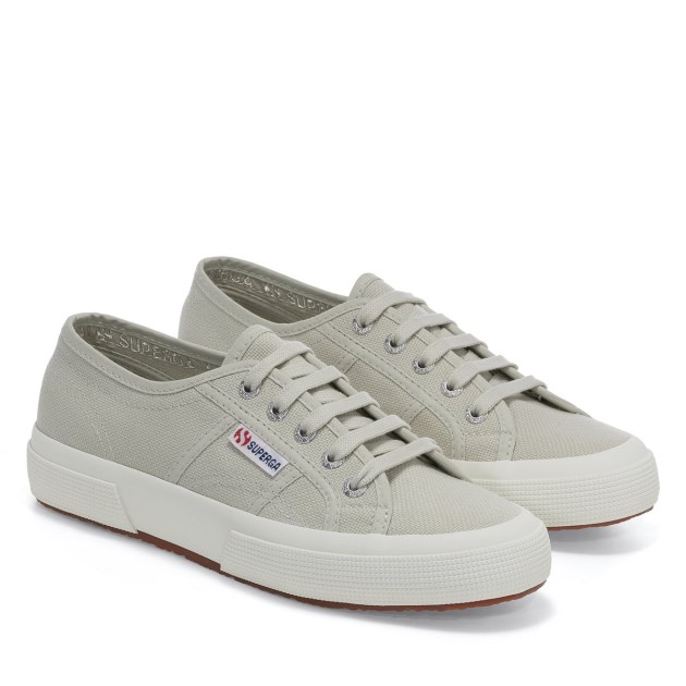 Superga 2750 Cotu קלאסי חול אפור-f Avorio