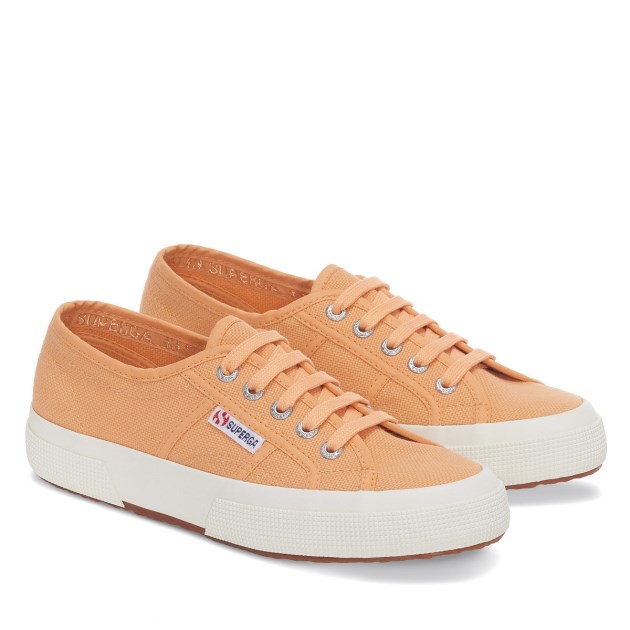 Superga 2750 Cotu קלאסי משמש כתום-f Avorio