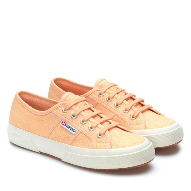 Superga 2750 Cotu קלאסי משמש כתום-f Avorio