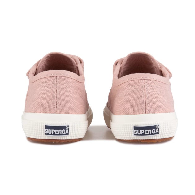 Superga 2750 Jstrap עשן ורוד לילדים קלאסי
