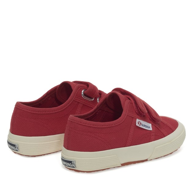 Superga 2750 Jstrap קלאסי לילדים אדום