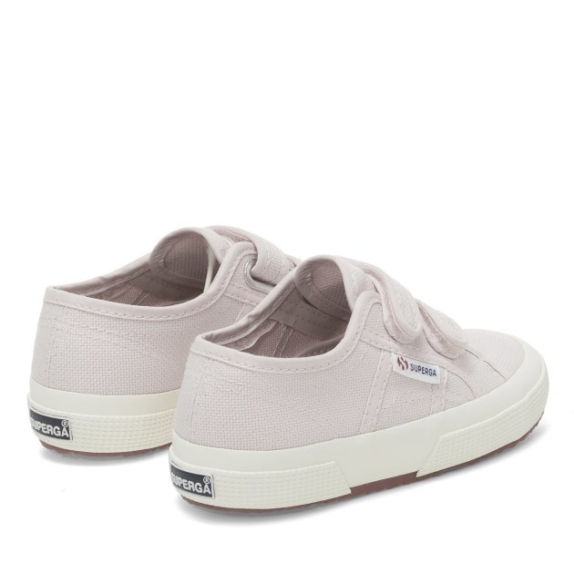 Superga 2750 Jstrap קלאסי לילדים ורוד Ish-f Avorio