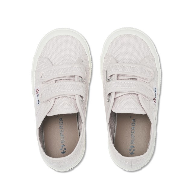 Superga 2750 Jstrap קלאסי לילדים ורוד Ish-f Avorio