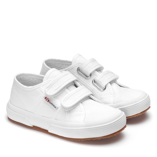 Superga 2750 Jstrap קלאסי לילדים לבן