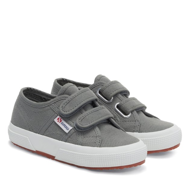 Superga 2750 Jstrap קלאסית ילדים אפור מרווה