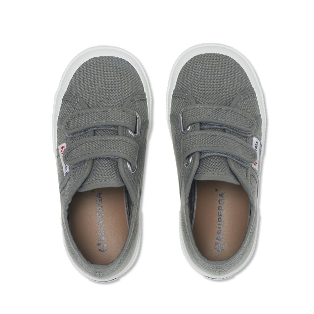 Superga 2750 Jstrap קלאסית ילדים אפור מרווה