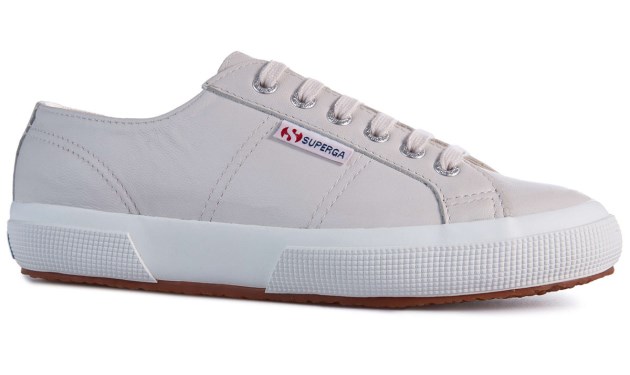 Superga 2750 Nappa Lea Violet Lt Ash