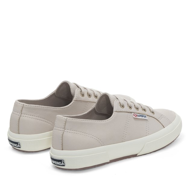 Superga 2750 Nappa Lea ורוד שקד-f Avorio