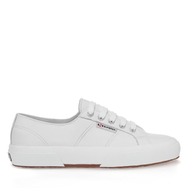 Superga 2750 Nappa Lea לבן אופטי