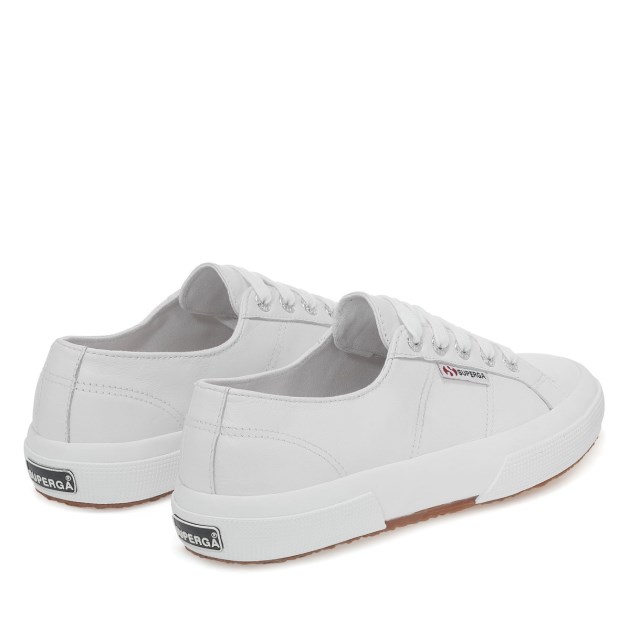 Superga 2750 Nappa Lea לבן אופטי
