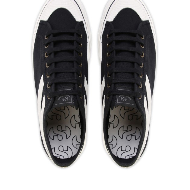 Superga 2750 Panata 30 שחור-לבן אבוריו