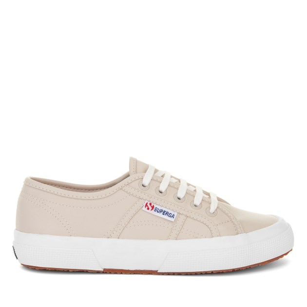 Superga 2750 עור טבעוני בז-לבן Avorio