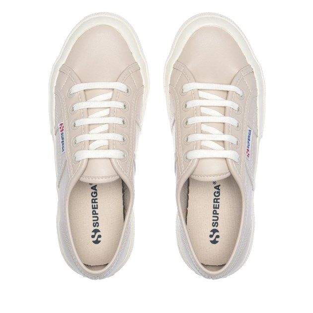 Superga 2750 עור טבעוני בז\-לבן Avorio